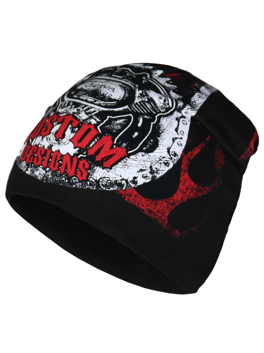 Шапка Custom Designs V-Twin - фото 1 - rockbunker.ru