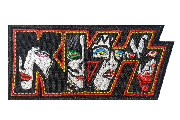 Нашивка Kiss - фото 1 - rockbunker.ru