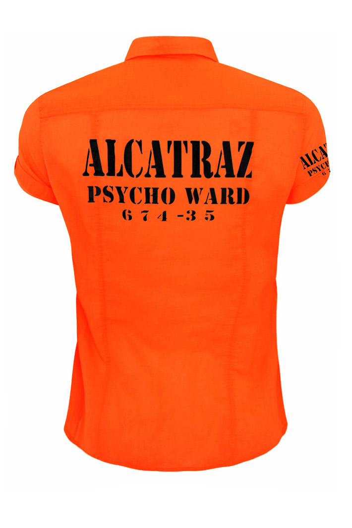 Рубашка с коротким рукавом Alcatraz Psycho Ward - фото 2 - rockbunker.ru