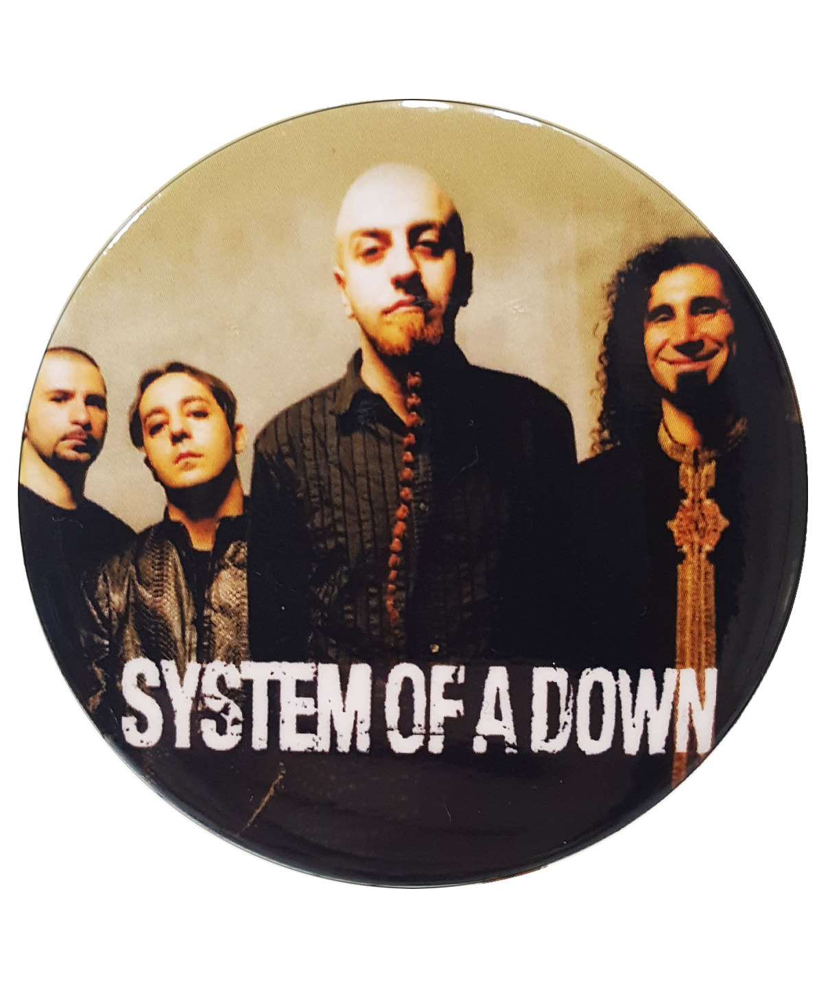 Значок RockMerch System of a Down - фото 1 - rockbunker.ru