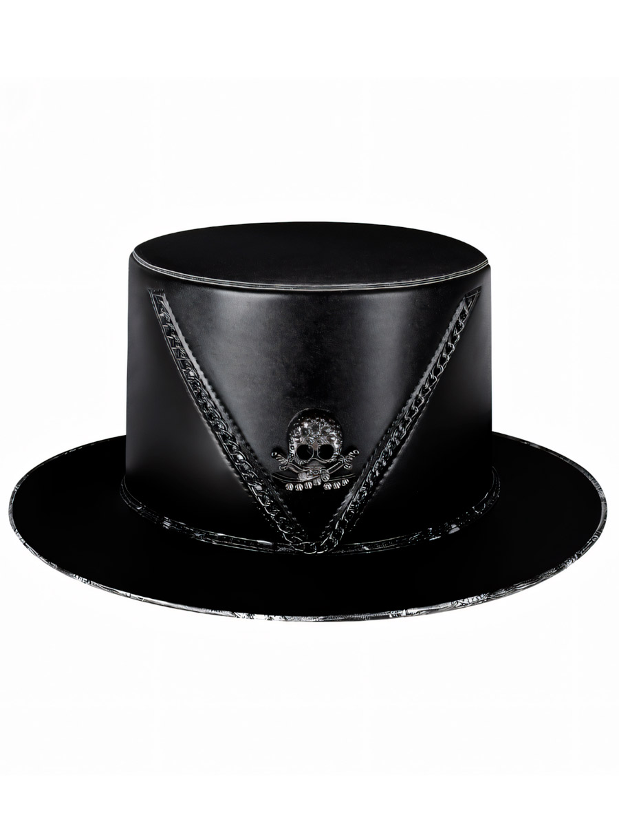 Стимпанк Шляпа Роджер с Цепями - фото 1 - rockbunker.ru