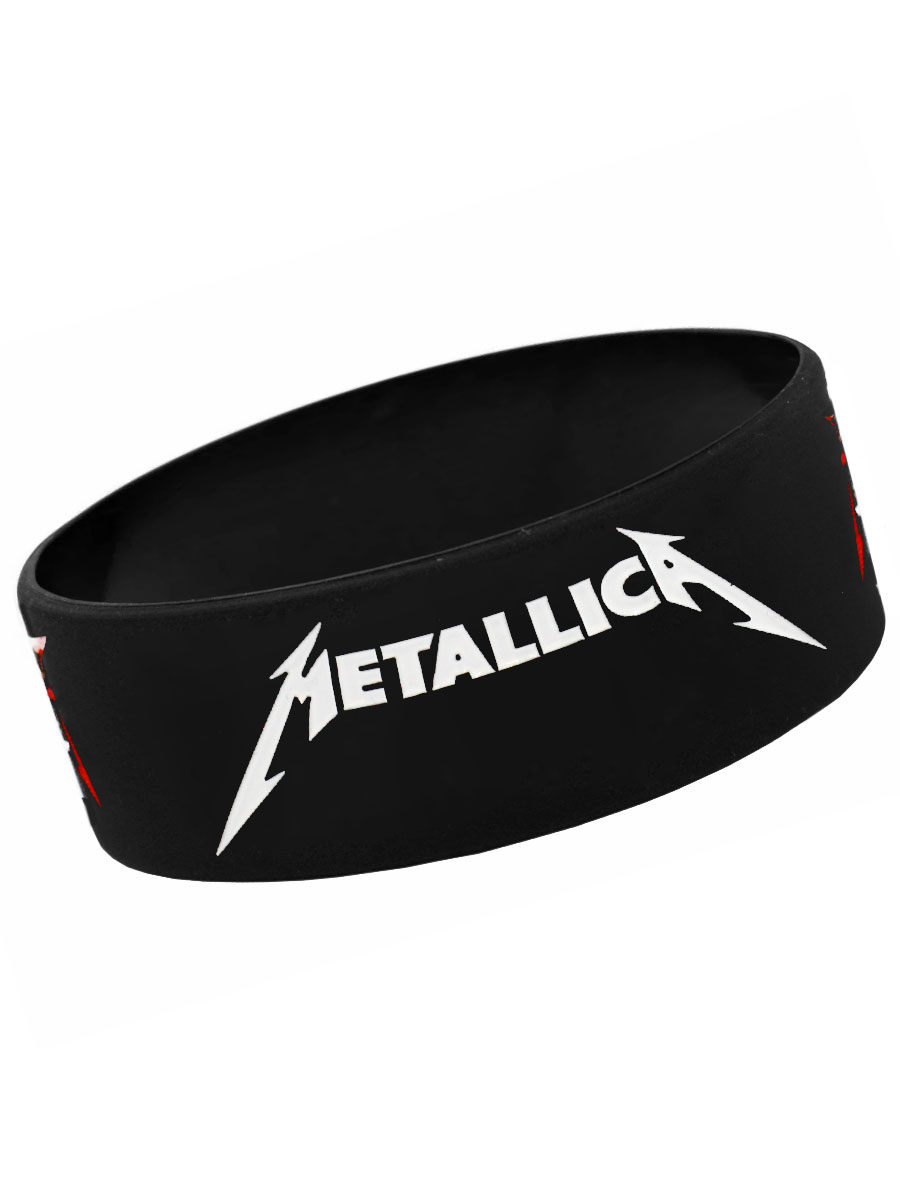 Браслет силиконовый Metallica - фото 1 - rockbunker.ru