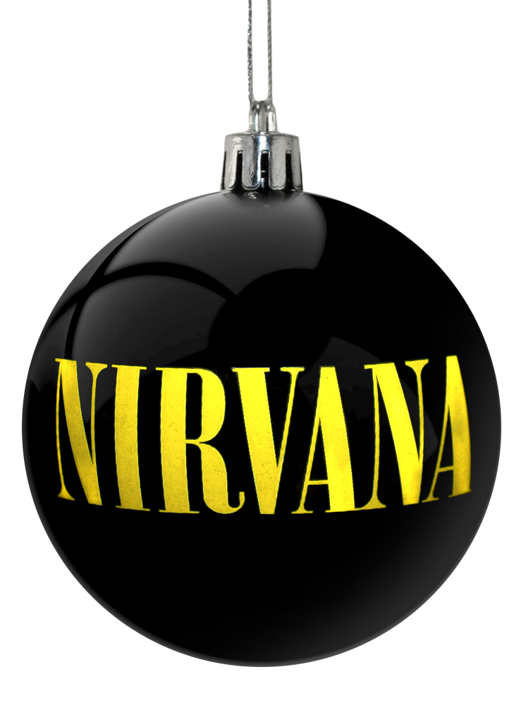 Елочный шар RockMerch Nirvana - фото 1 - rockbunker.ru