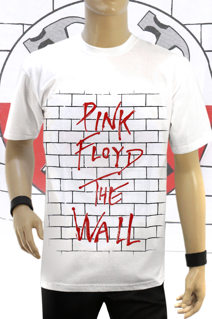 Футболка Pink Floyd белая - фото 1 - rockbunker.ru