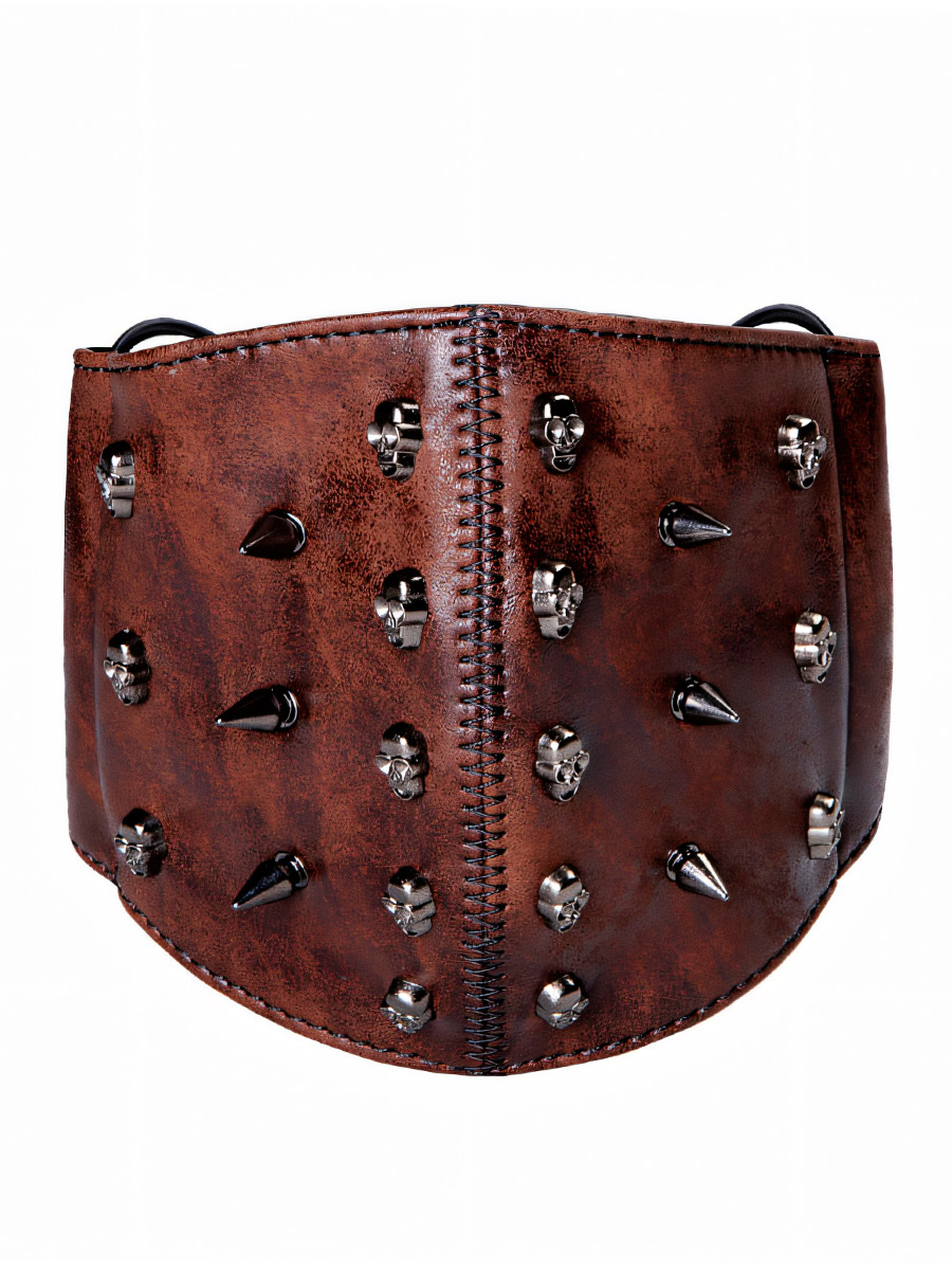 Маска Стимпанк Черепа Шипы - фото 1 - rockbunker.ru