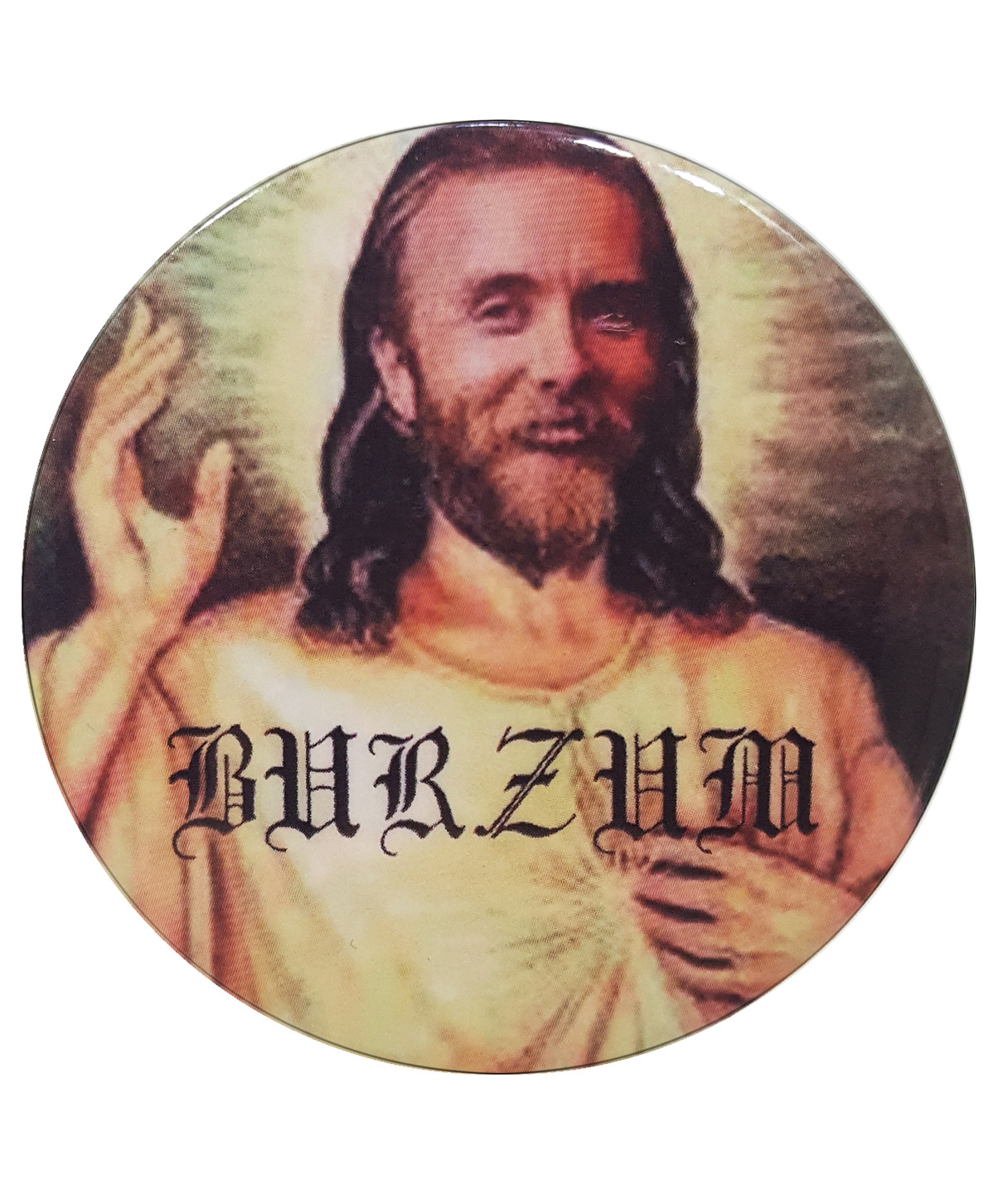 Значок RockMerch Burzum Jesus - фото 1 - rockbunker.ru