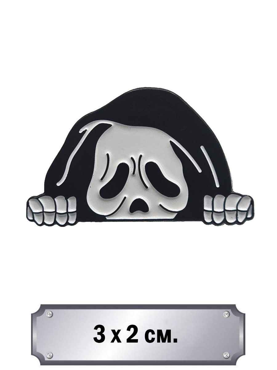 Значок Призрачное лицо 2 - фото 1 - rockbunker.ru