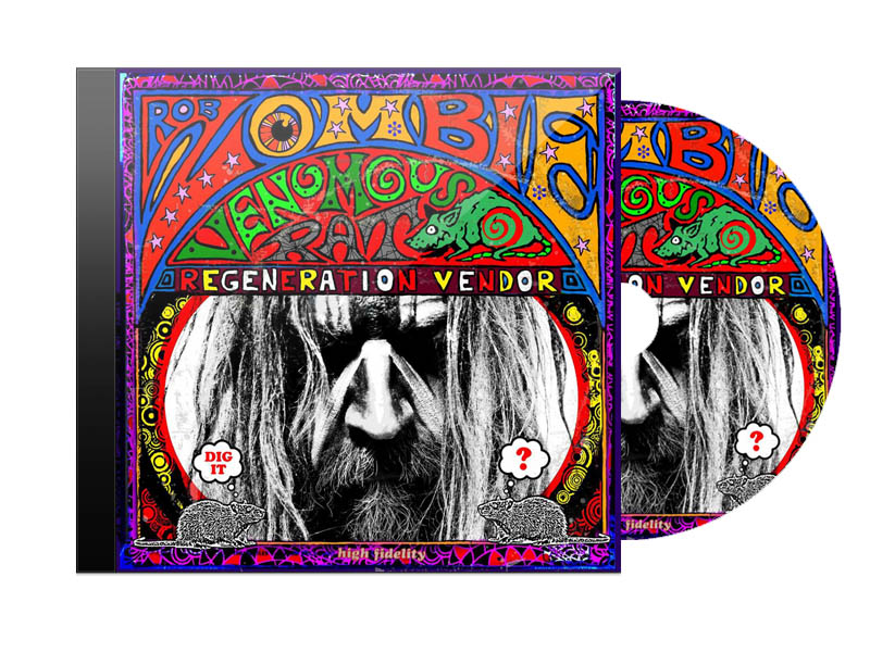 CD Диск Rob Zombie Venomous rat regeneration vendor - фото 1 - rockbunker.ru