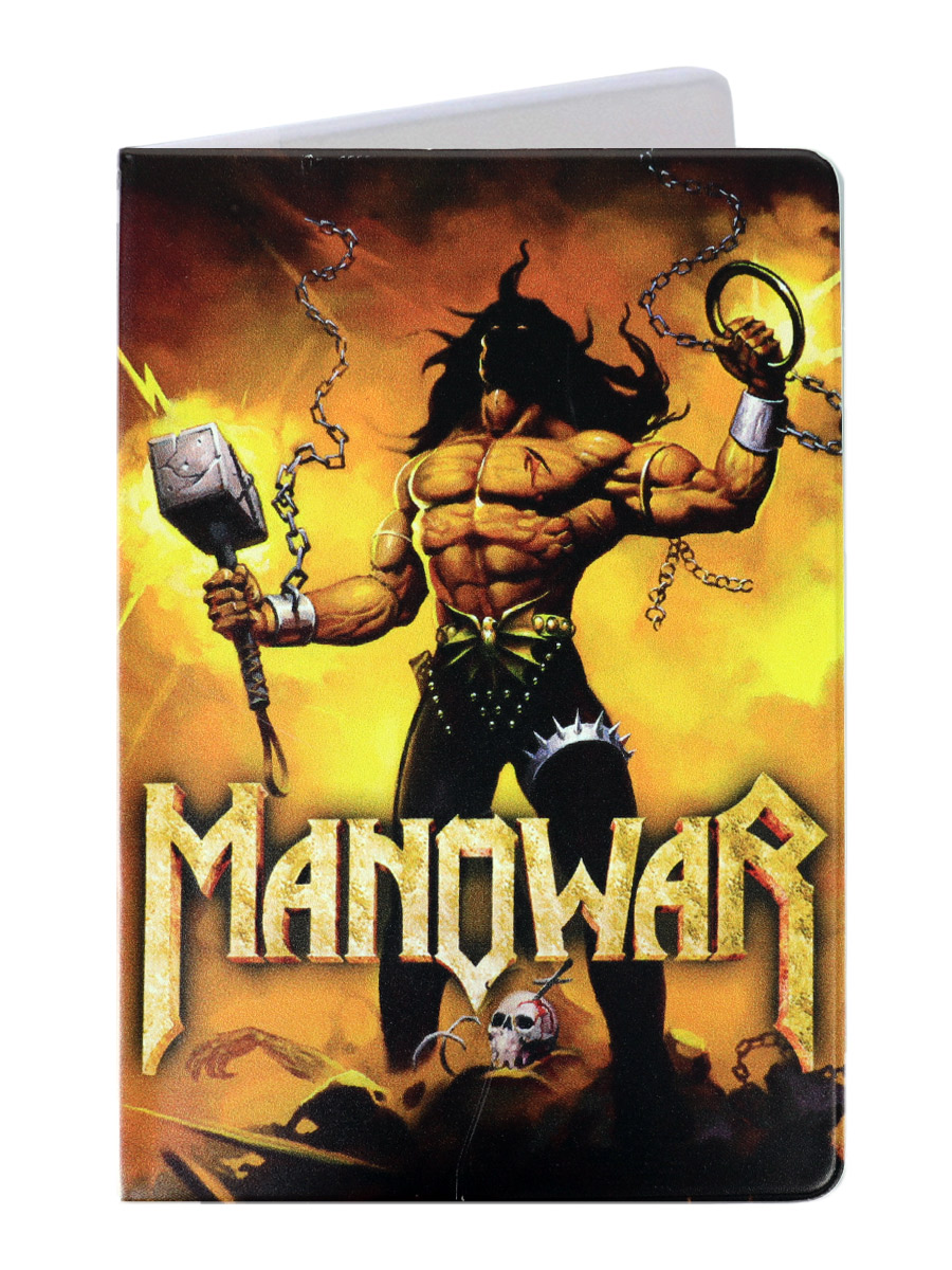 Обложка на паспорт RockMerch Manowar - фото 1 - rockbunker.ru