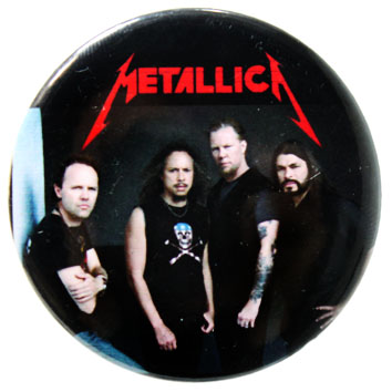 Значок Metallica - фото 1 - rockbunker.ru