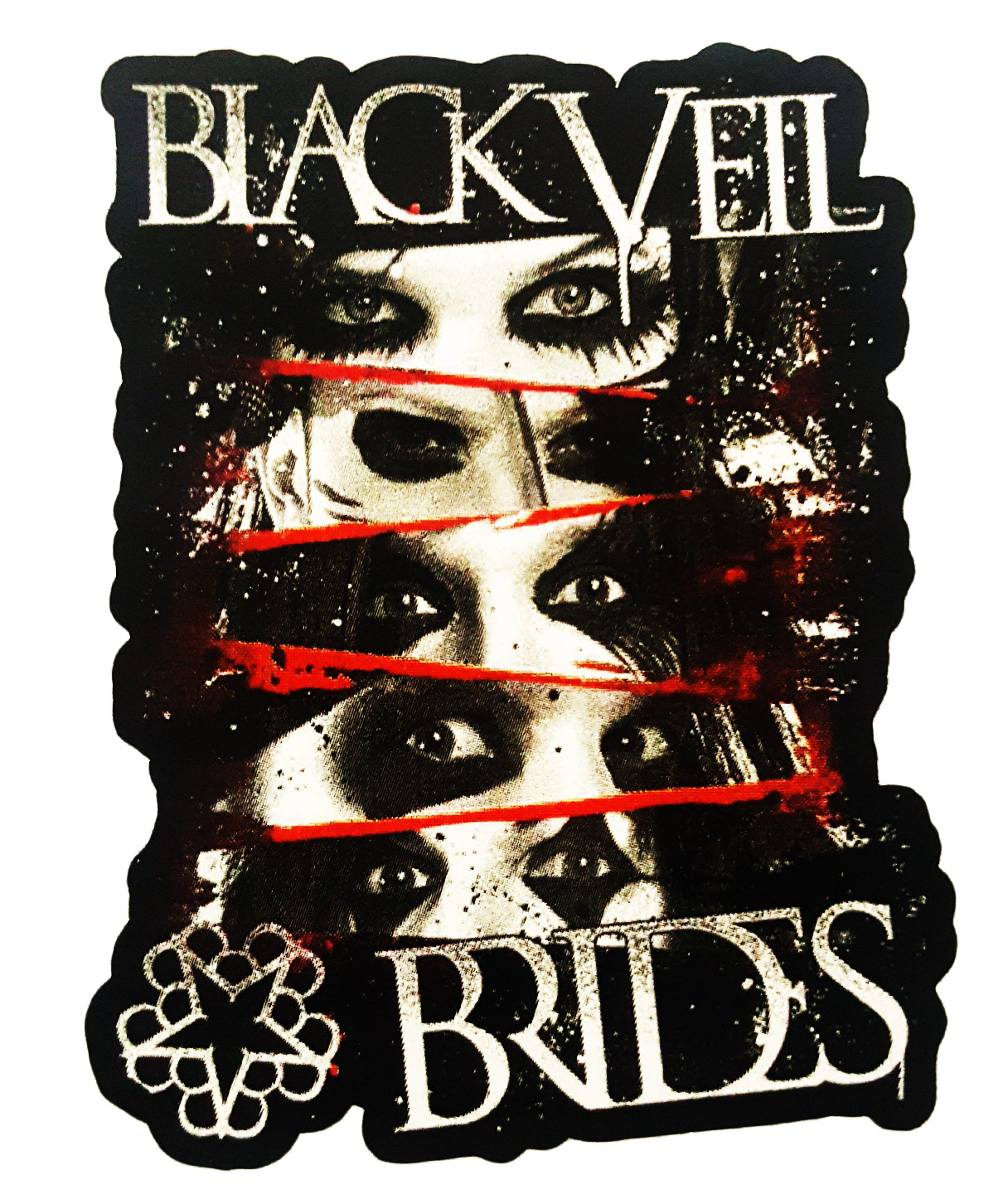 Наклейка-стикер Black Veil Brides - фото 1 - rockbunker.ru