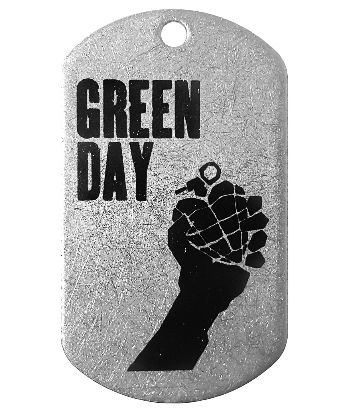 Жетон стальной Green Day - фото 1 - rockbunker.ru