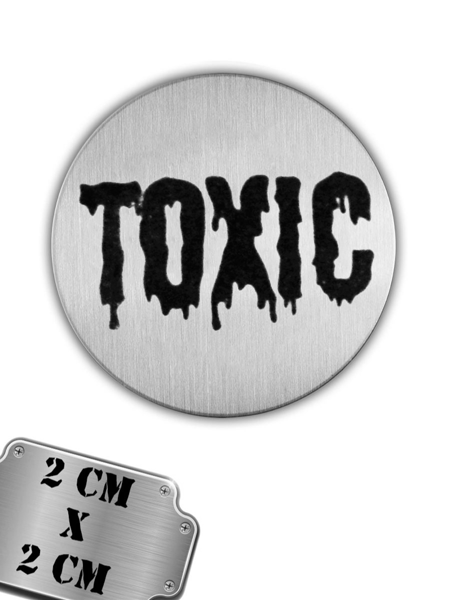 Значок-пин Toxic - фото 1 - rockbunker.ru