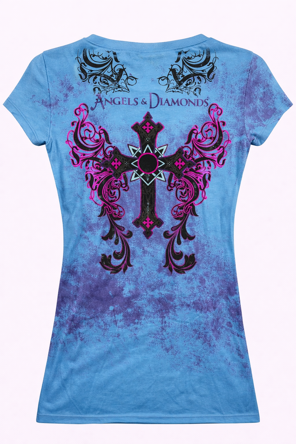 Футболка женская Xzavier AD280NQ-SE Skulls - фото 2 - rockbunker.ru