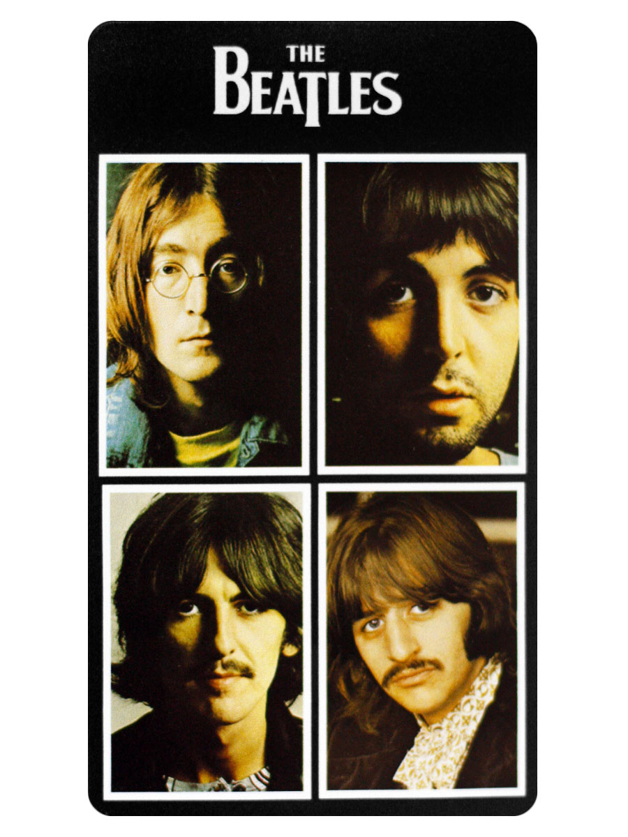 Наклейка-стикер Rock Merch The Beatles - фото 1 - rockbunker.ru