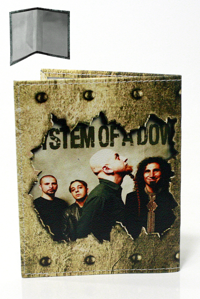 Обложка на паспорт RockMerch System of a Down - фото 2 - rockbunker.ru