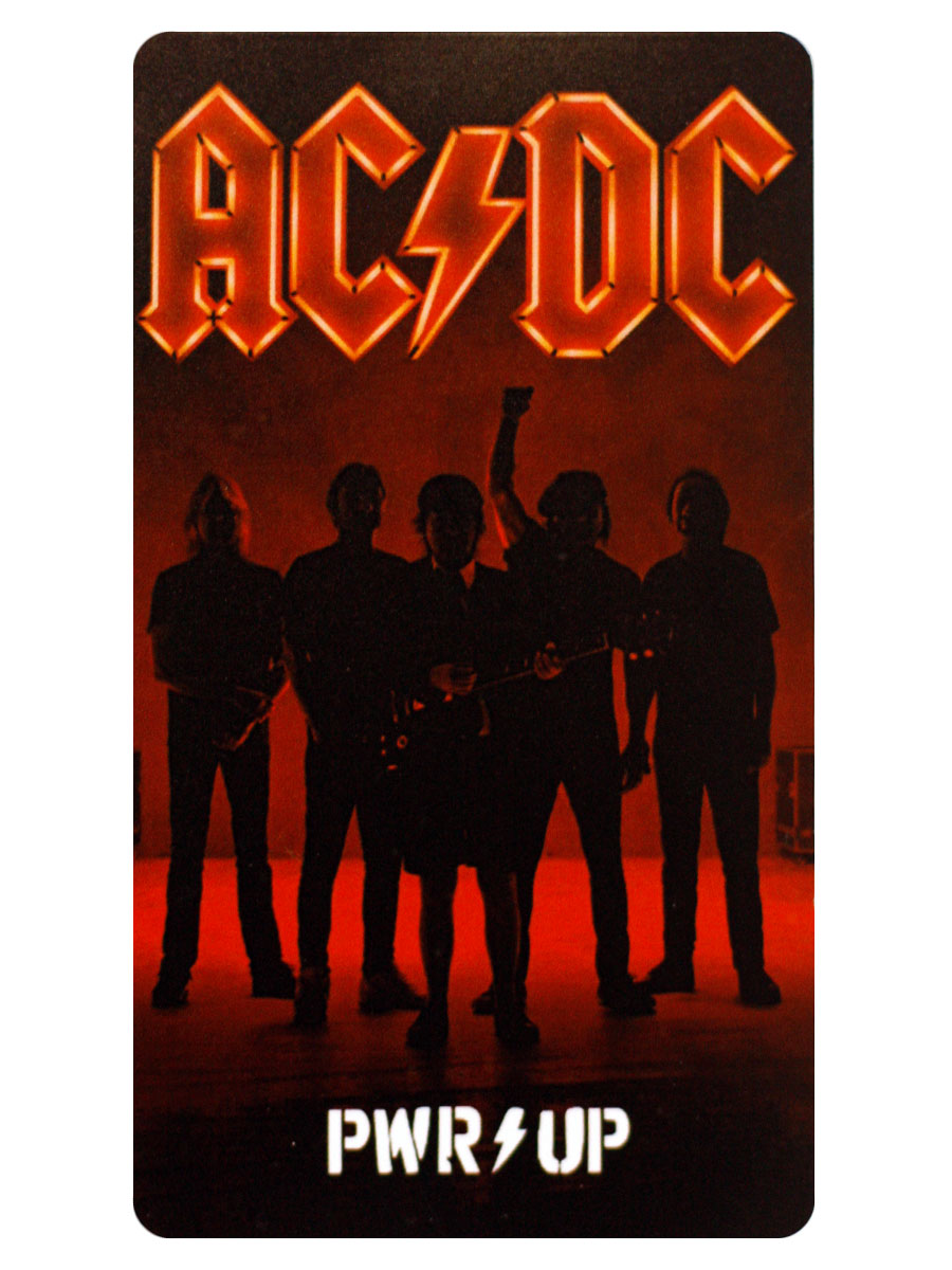 Наклейка-стикер Rock Merch AC DC - фото 1 - rockbunker.ru