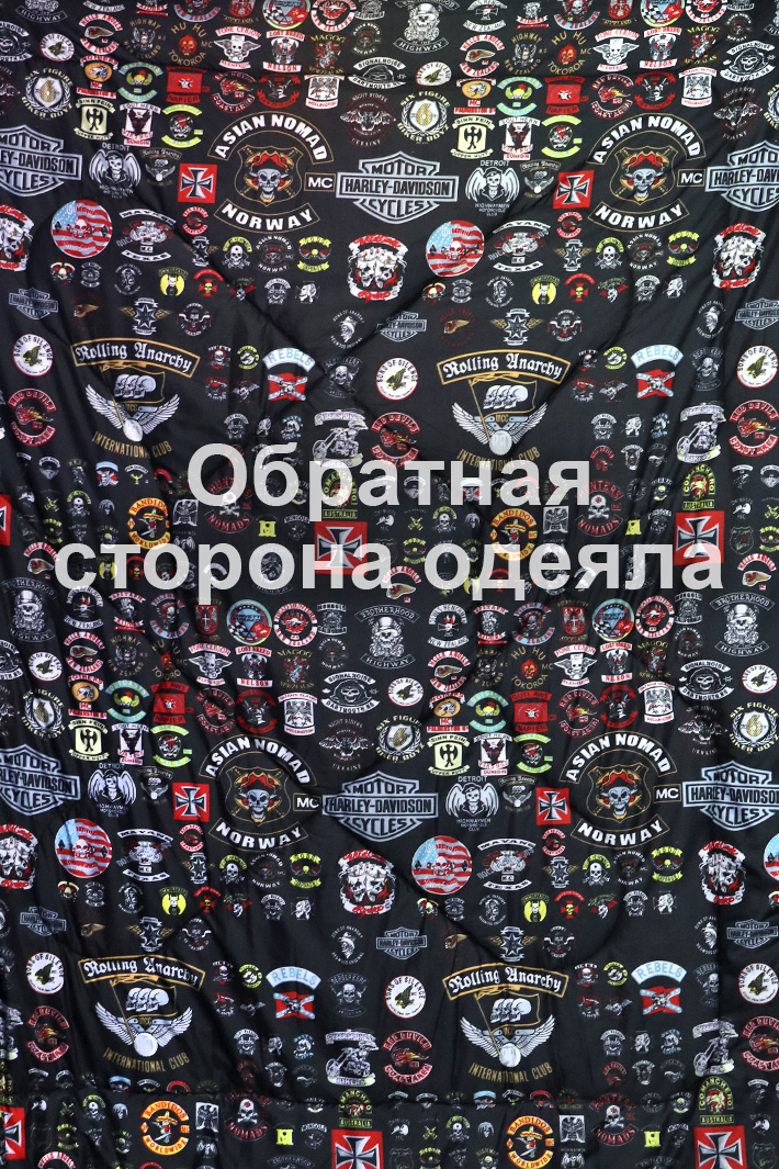 Одеяло Призрачный гонщик - фото 3 - rockbunker.ru