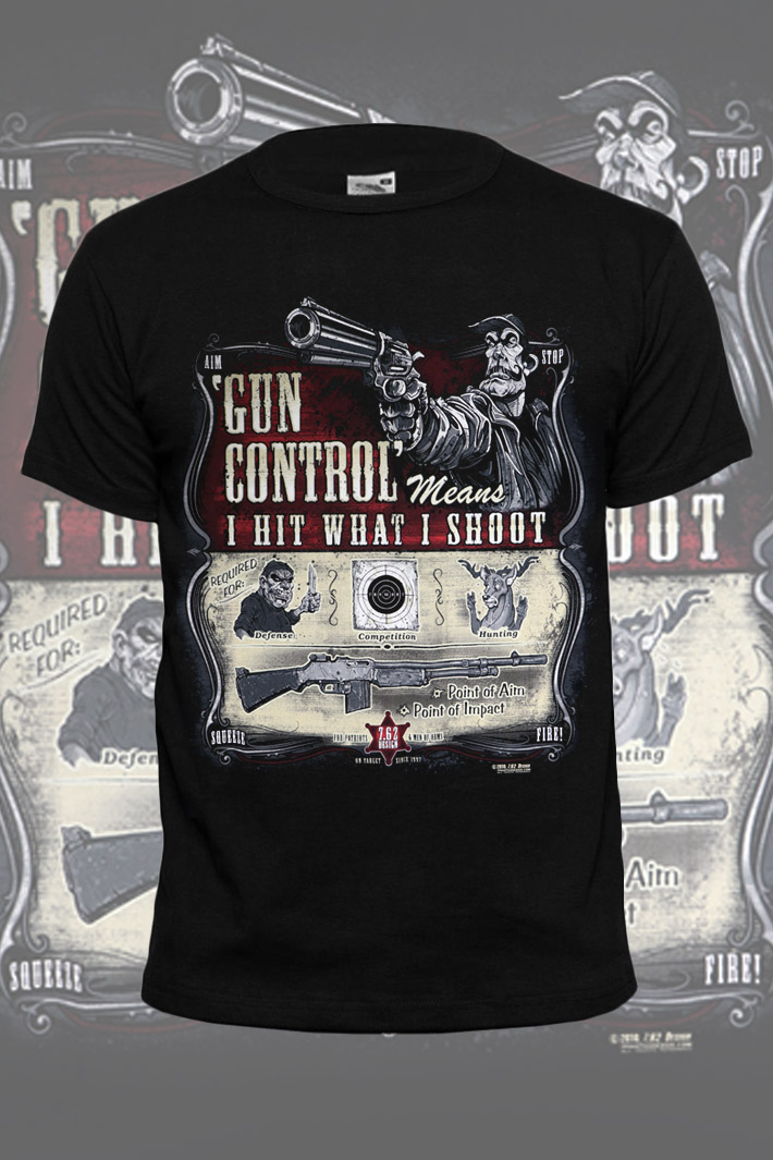 Футболка Gun Control - фото 1 - rockbunker.ru