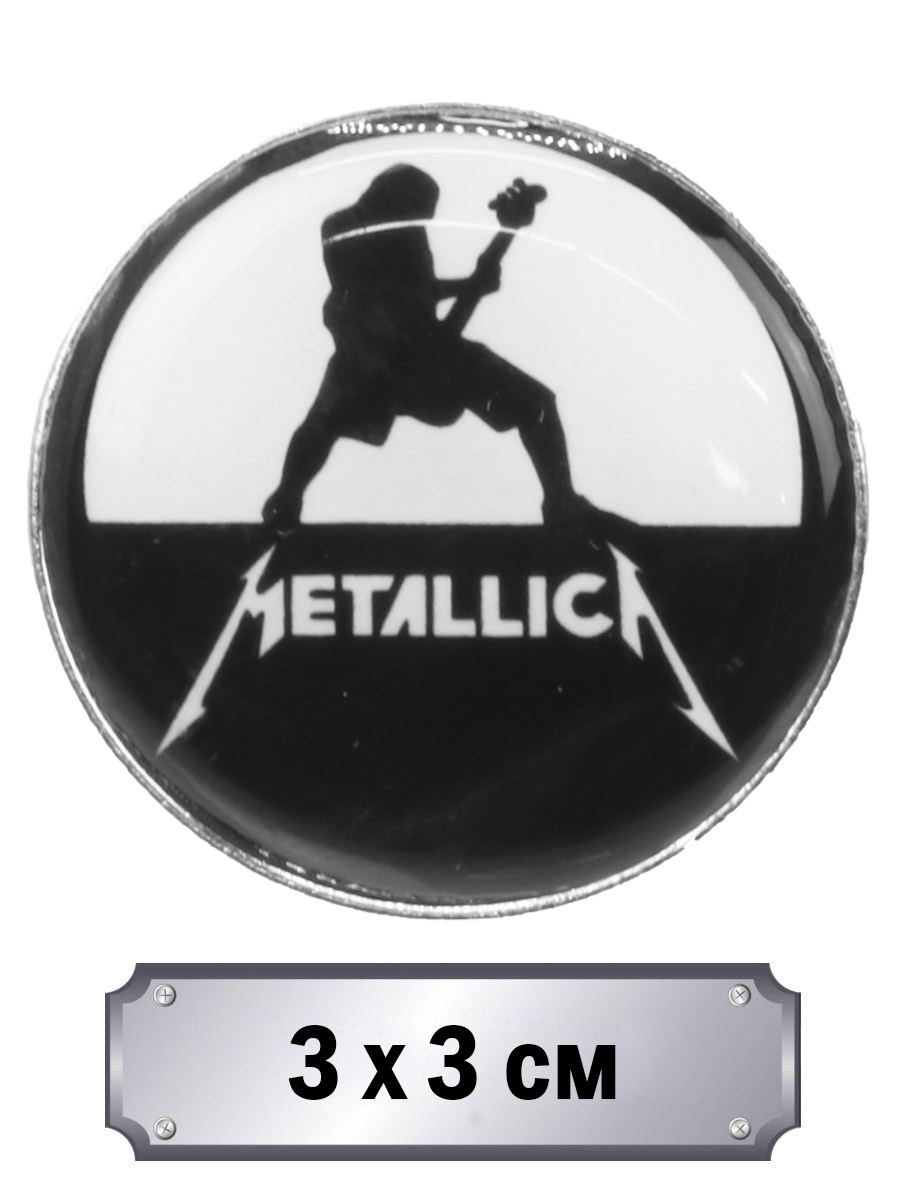 Значок Metallica - фото 1 - rockbunker.ru