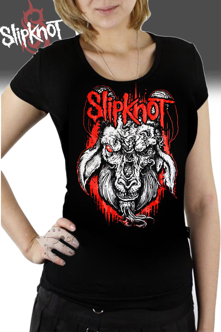 Футболка Rock Merch женская Slipknot - фото 1 - rockbunker.ru