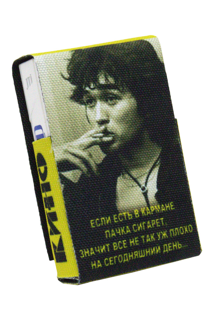 Чехол для сигарет RockMerch Кино - фото 2 - rockbunker.ru
