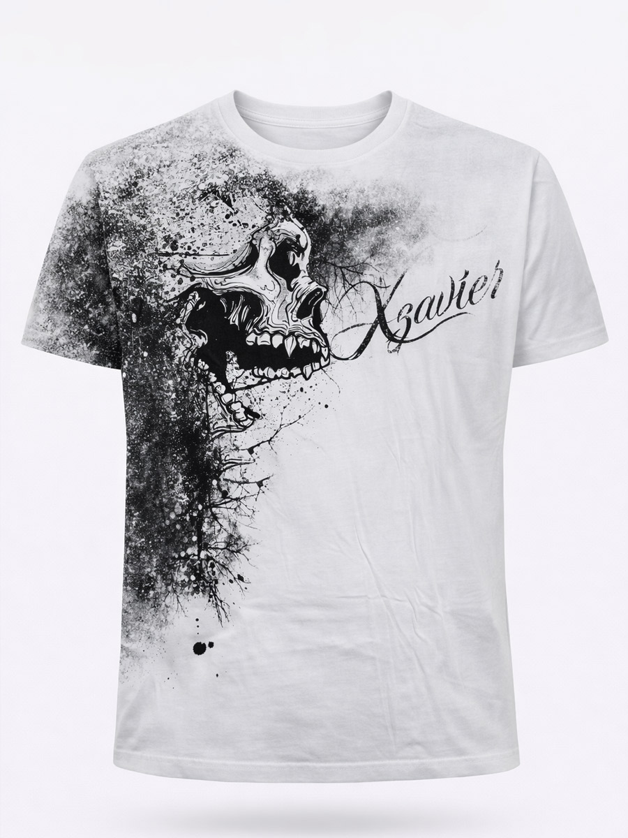 Футболка Xzavier Skuls Comes Ripping - фото 1 - rockbunker.ru