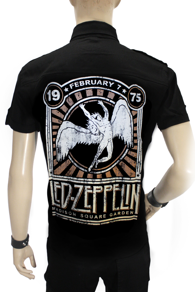 Рубашка с коротким рукавом Led Zeppelin Madison Square Garden 1975 - фото 2 - rockbunker.ru