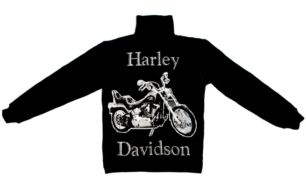 Свитер вязаный Harley-Davidson - фото 3 - rockbunker.ru