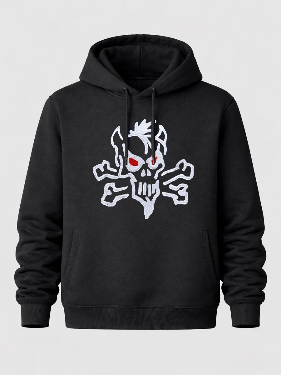 Толстовка RockMerch Череп - фото 1 - rockbunker.ru