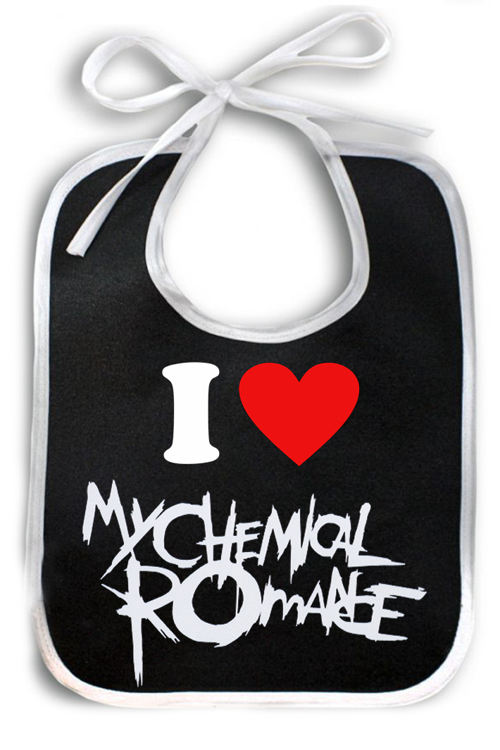 Слюнявчик I Love My Chemical Romance - фото 1 - rockbunker.ru