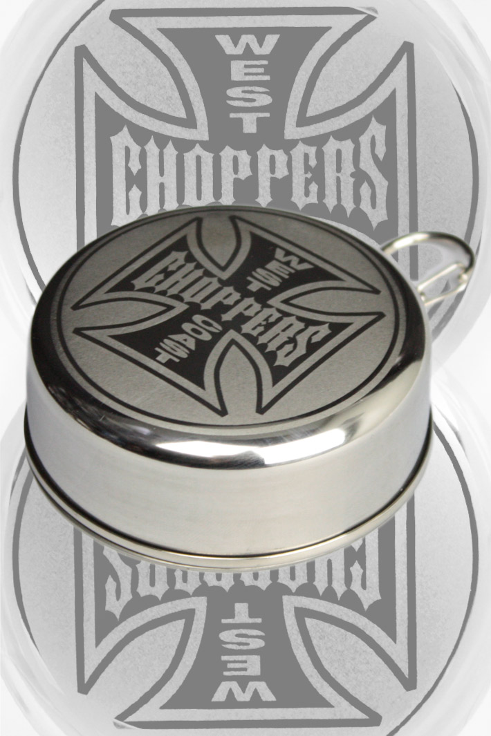 Складной металлический стакан West Coast Choppers - фото 1 - rockbunker.ru