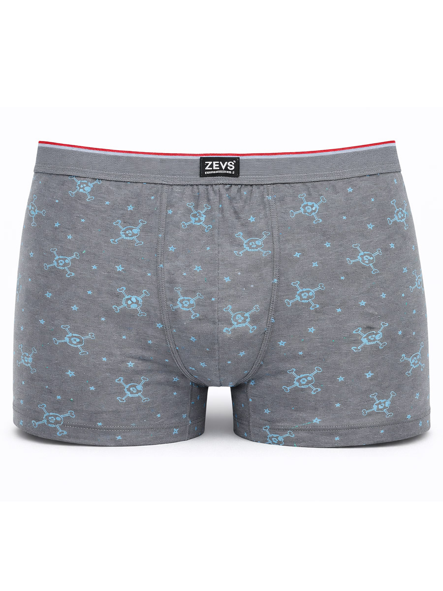 Трусы Роджер серые - фото 1 - rockbunker.ru