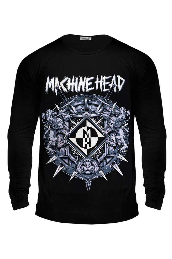 Лонгслив  New Type System Machine Head - фото 1 - rockbunker.ru