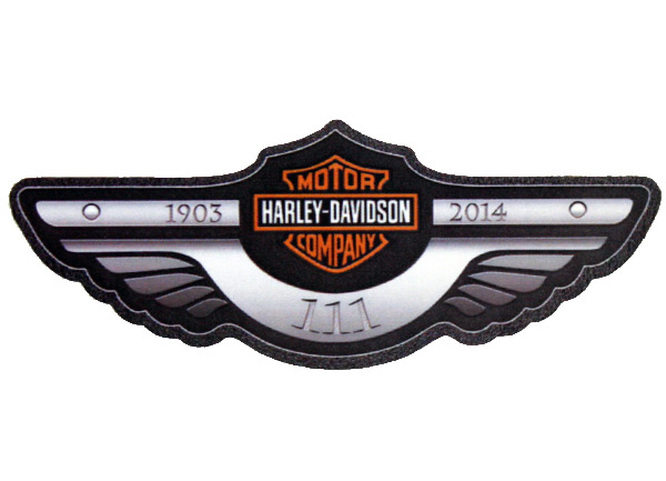 Наклейка-стикер Harley-Davidson - фото 1 - rockbunker.ru