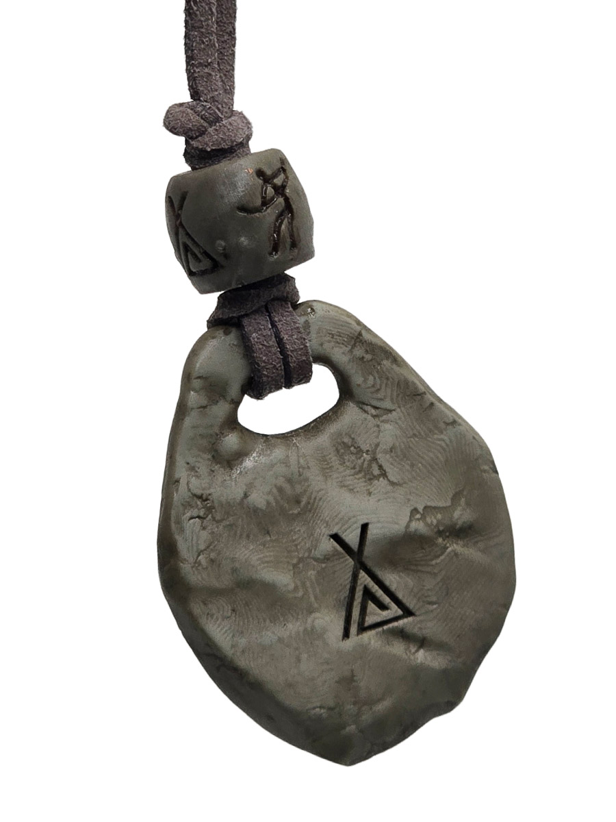 Кулон Наскальный Рисунок "Охотник" - фото 2 - rockbunker.ru