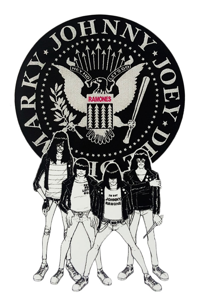 Наклейка-стикер Ramones - фото 1 - rockbunker.ru