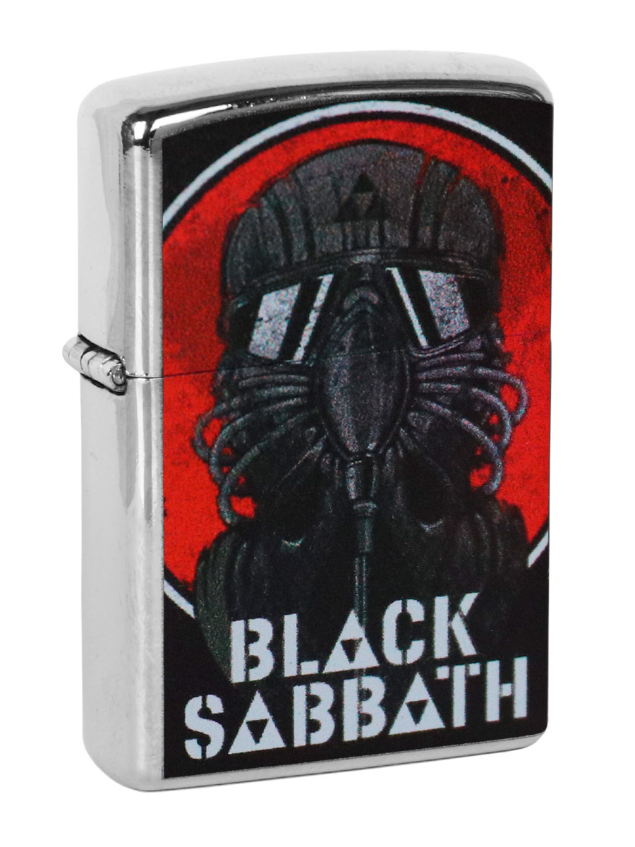 Зажигалка RockMerch с принтом Black Sabbath - фото 1 - rockbunker.ru