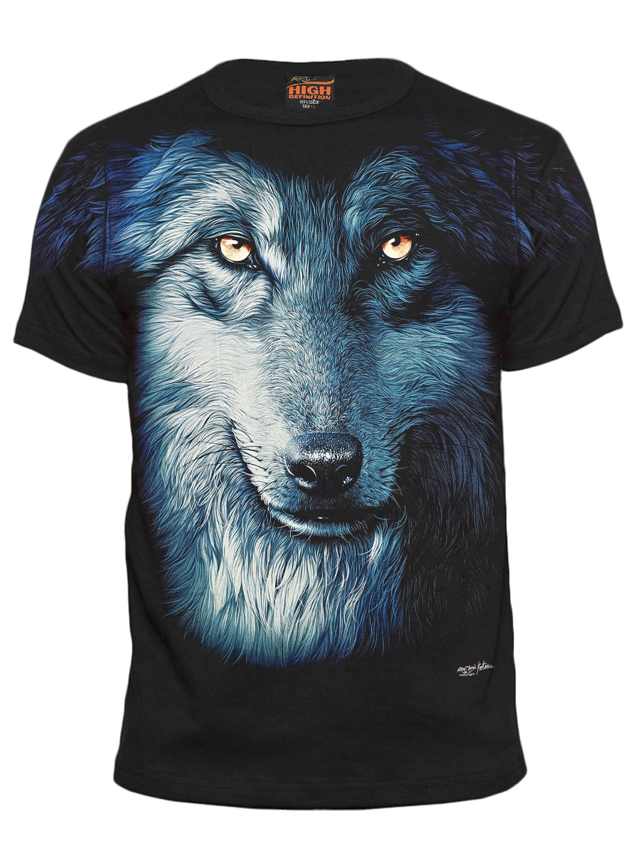 Футболка Rock Chang Wolf Look - фото 1 - rockbunker.ru