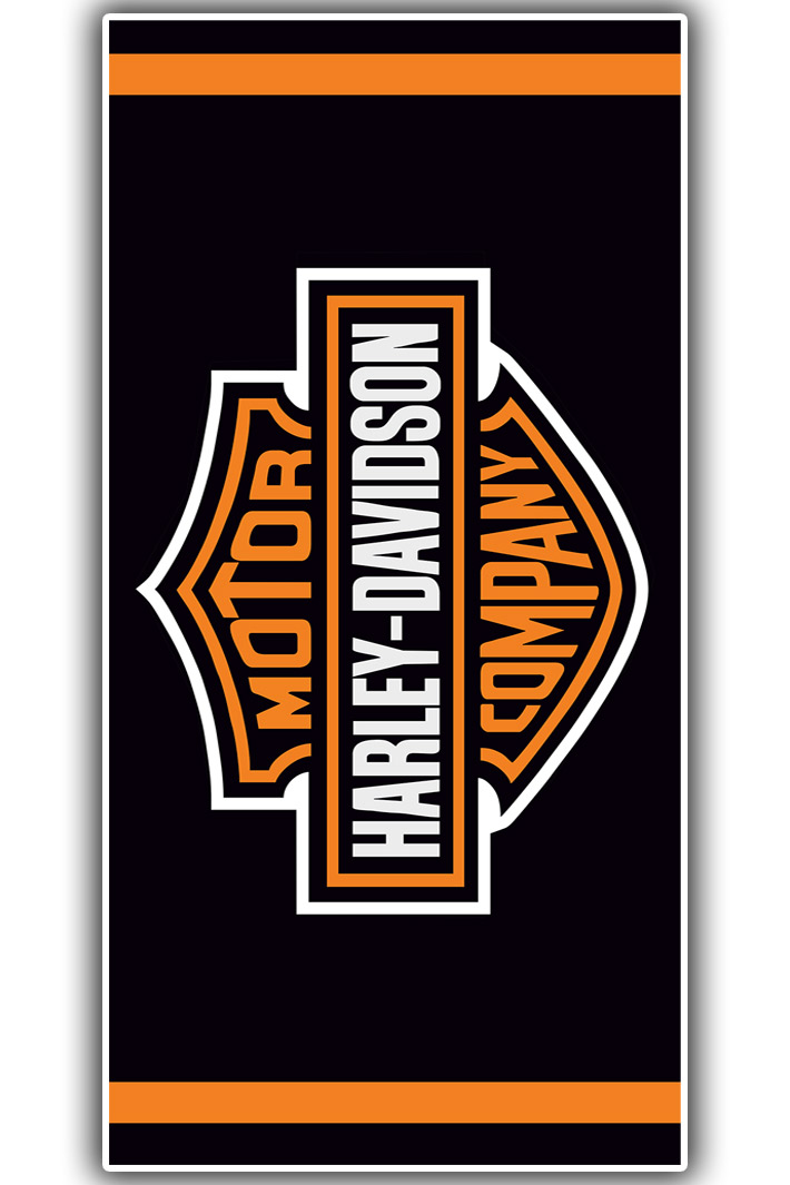 Полотенце Harley Davidson - фото 1 - rockbunker.ru