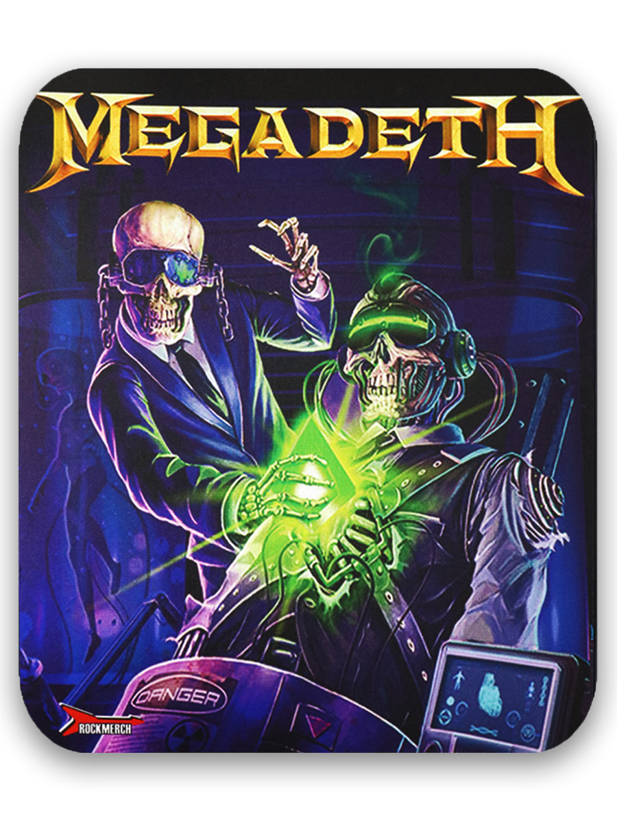 Коврик для мыши Megadeth - фото 2 - rockbunker.ru