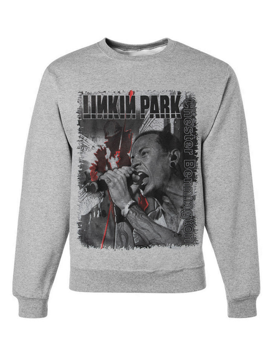 Свитшот RockMerch Linkin Park женский - фото 1 - rockbunker.ru