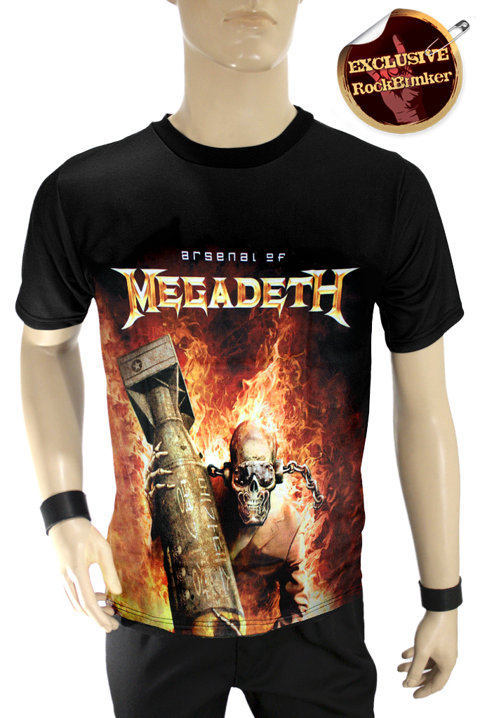 Футболка RockBunker Megadeth Arsenal of Megadeth - фото 1 - rockbunker.ru