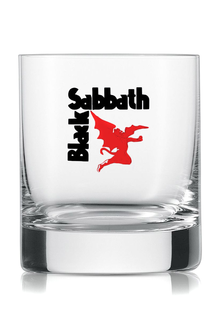 Стакан для виски Rock Merch Black Sabbath - фото 1 - rockbunker.ru