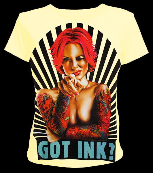 Футболка женская Got ink - фото 1 - rockbunker.ru