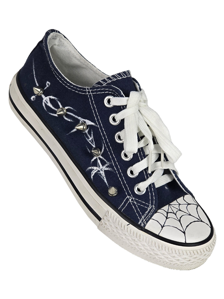 Кеды кастомные Spider - фото 1 - rockbunker.ru