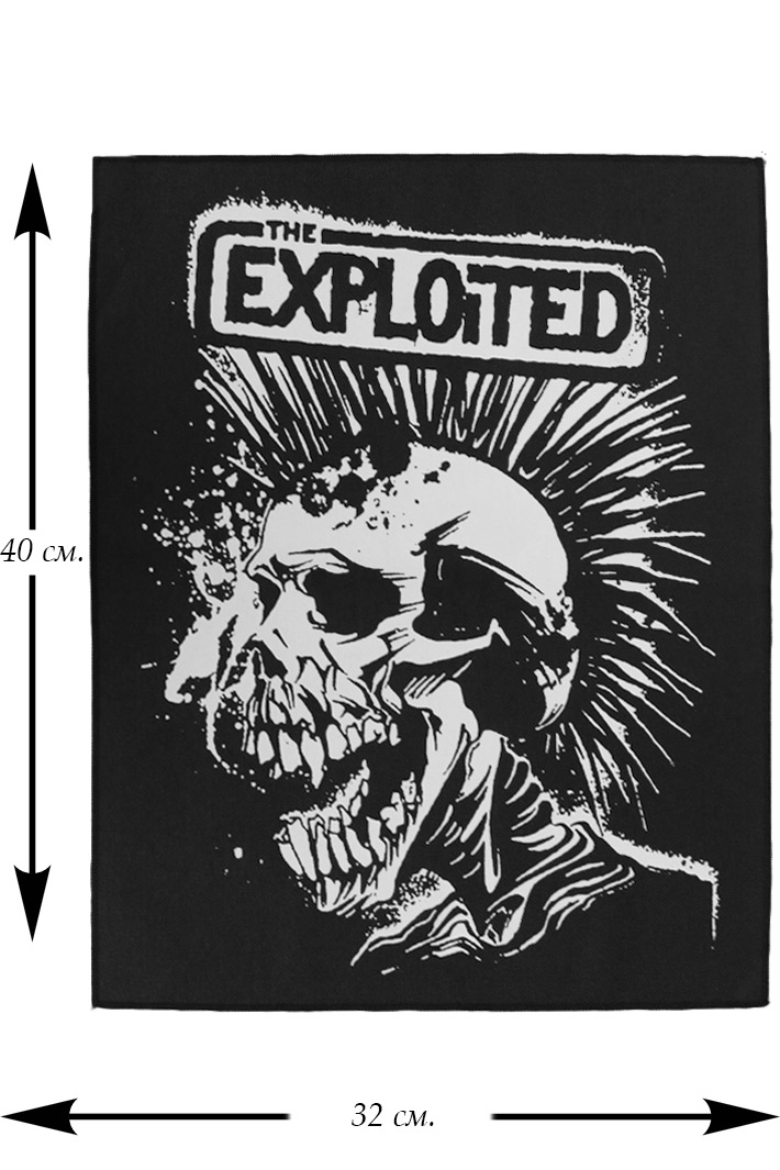 Нашивка The Exploited - фото 1 - rockbunker.ru