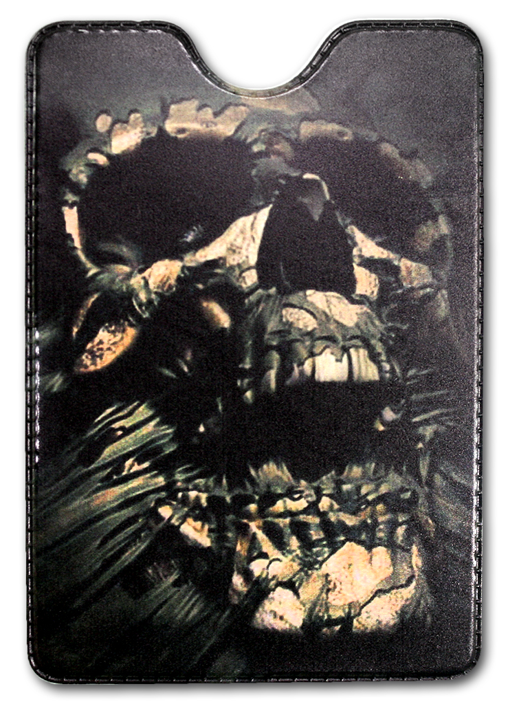 Обложка для проездного RockMerch Каменный череп - фото 1 - rockbunker.ru
