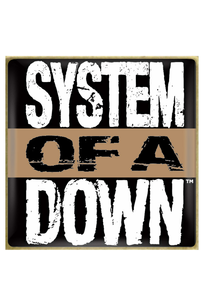 Значок RockMerch System of a Down - фото 1 - rockbunker.ru