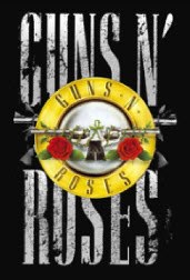 Наклейка-стикер Guns n Roses - фото 1 - rockbunker.ru